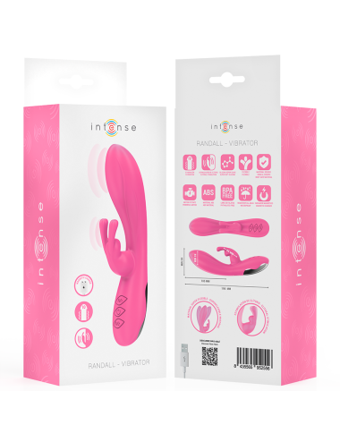 INTENSE - RANDALL VIBRATEUR RABBIT 10 VIBRATIONS ROSE