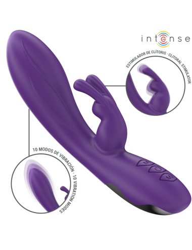 INTENSE - RANDALL VIBRATEUR RABBIT 10 VIBRATIONS VIOLET