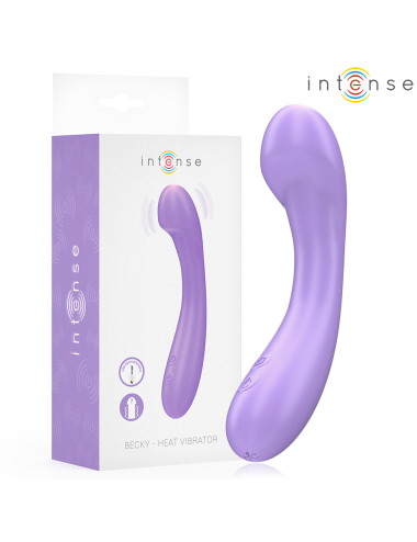 INTENSE - BECKY VIBRATEUR 19 CM CHAUFFANT 7 VIBRATIONS VIOLET
