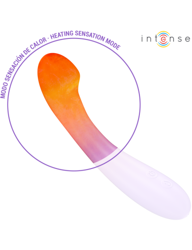 INTENSE - BECKY VIBRATEUR 19 CM CHAUFFANT 7 VIBRATIONS VIOLET