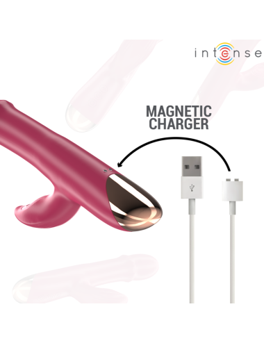 INTENSE - CHLOE VIBRATEUR MULTIFONCTION 3 EN 1 ROUGE
