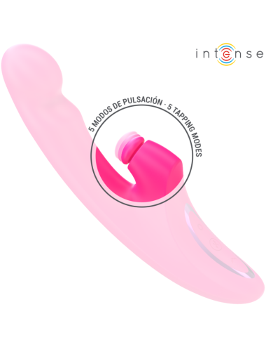 INTENSE - EMI VIBRATEUR 13,5 CM MULTIFONCTION 3 EN 1 10 VIBRATIONS ROSE