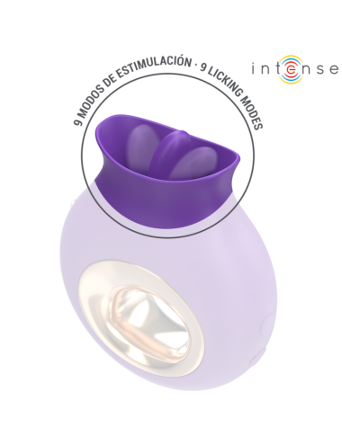 INTENSE - TULI STIMULATEUR CLITORIS 9 VIBRATIONS & 9 OSCILLATIONS VIOLET
