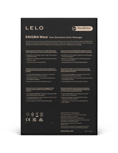 LELO - ENIGMA WAVE VIBRATION TRIPLE MASSAGER NOIR