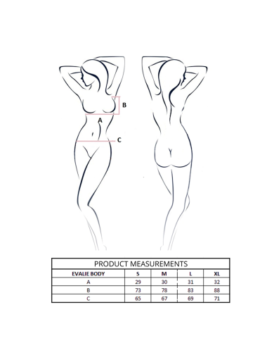 PASSION - BODY EVALIE NOIR L/XL