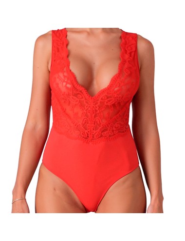 PASSION - BODY EVALIE ROUGE L/XL