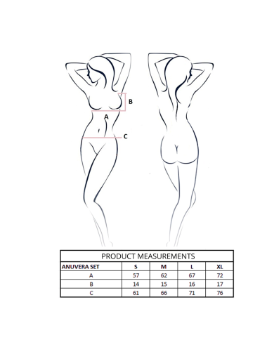 PASSION - ENSEMBLE SOUTIEN-GORGE + STRING ANUVERA NOIR L/XL