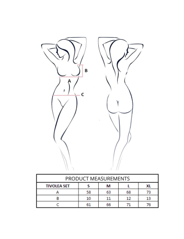 PASSION - ENSEMBLE SOUTIEN-GORGE + STRING TIVOLEA MISTY ROSE S/M