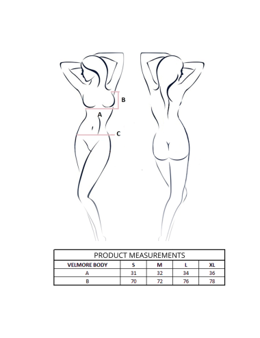 PASSION - BODY VELMORE BLEU L/XL