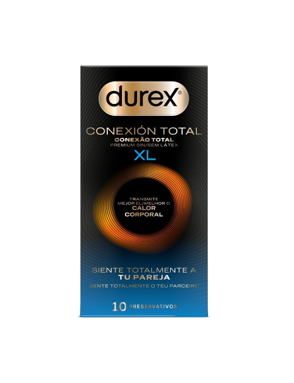 DUREX - CONNEXION TOTALE XL ULTRA FINE PLUS SANS LATEX 10 UNITÉS