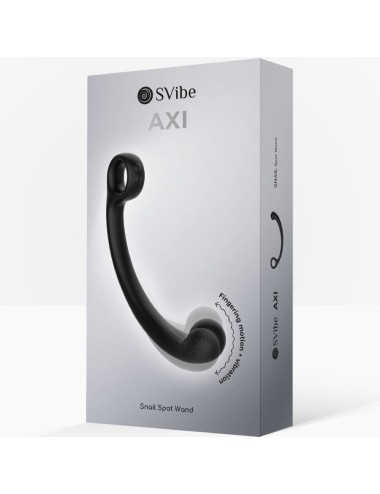 SNAIL VIBE - BAGUETTE DE MASSAGE VIBRANTE AXI NOIRE