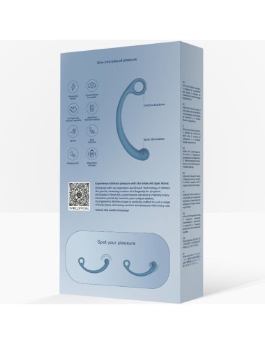 SNAIL VIBE - AXI BAGUETTE DE MASSAGE VIBRANTE BLEU