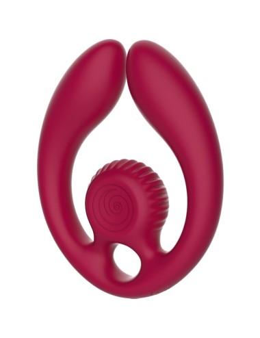 SNAIL VIBE - GIZI DUO STIMULATEUR POUR COUPLES TÉLÉCOMMANDE BOURGOGNE