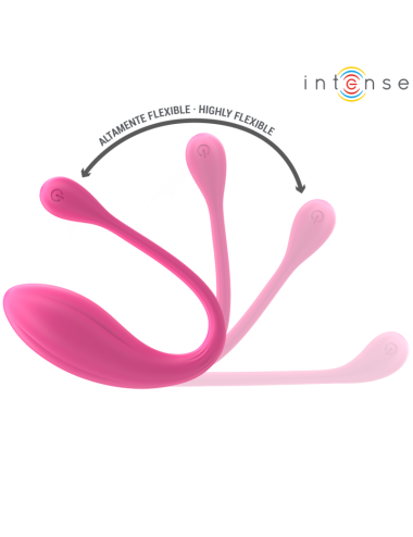 INTENSE - JANICE U VIBRATEUR DOUBLE STIMULATION 10 VIBRATIONS ROSE TÉLÉCOMMANDE