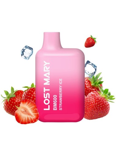LOST MARY - BM600 VAPER NICOTINE 2% JETABLE GLACE FRAISE