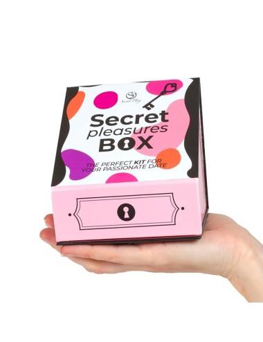 SECRET PLAY - COFFRET DE PLAISIRS POUR COUPLES : DÉS + BALLE VIBRANTE + STYLO À PLUME