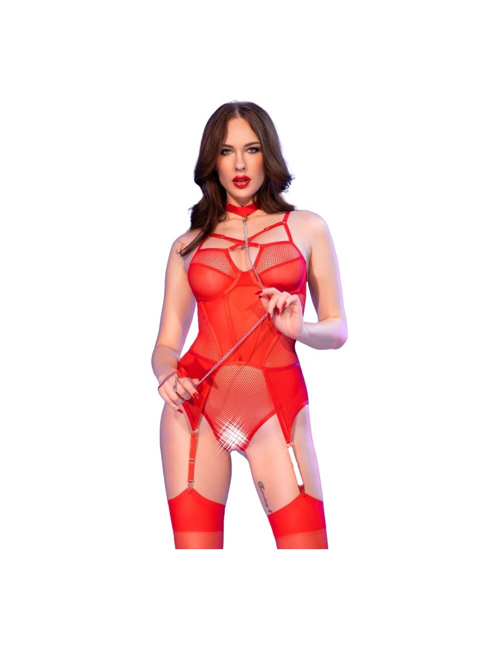 CHILIROSE - CR 4879 BODY SANS ENTREJAMBE ROUGE S