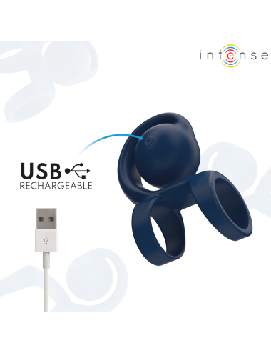 INTENSE - TYSON COCK RING AVEC BOULE VIBRANTE Ø 3,2 CM