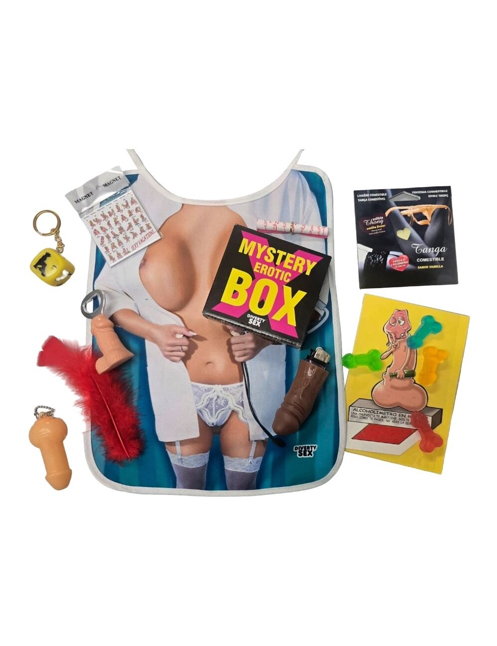 DIABLO PICANTE - BOÎTE ÉROTIQUE MYSTÈRE POUR ELLE 10 X 10