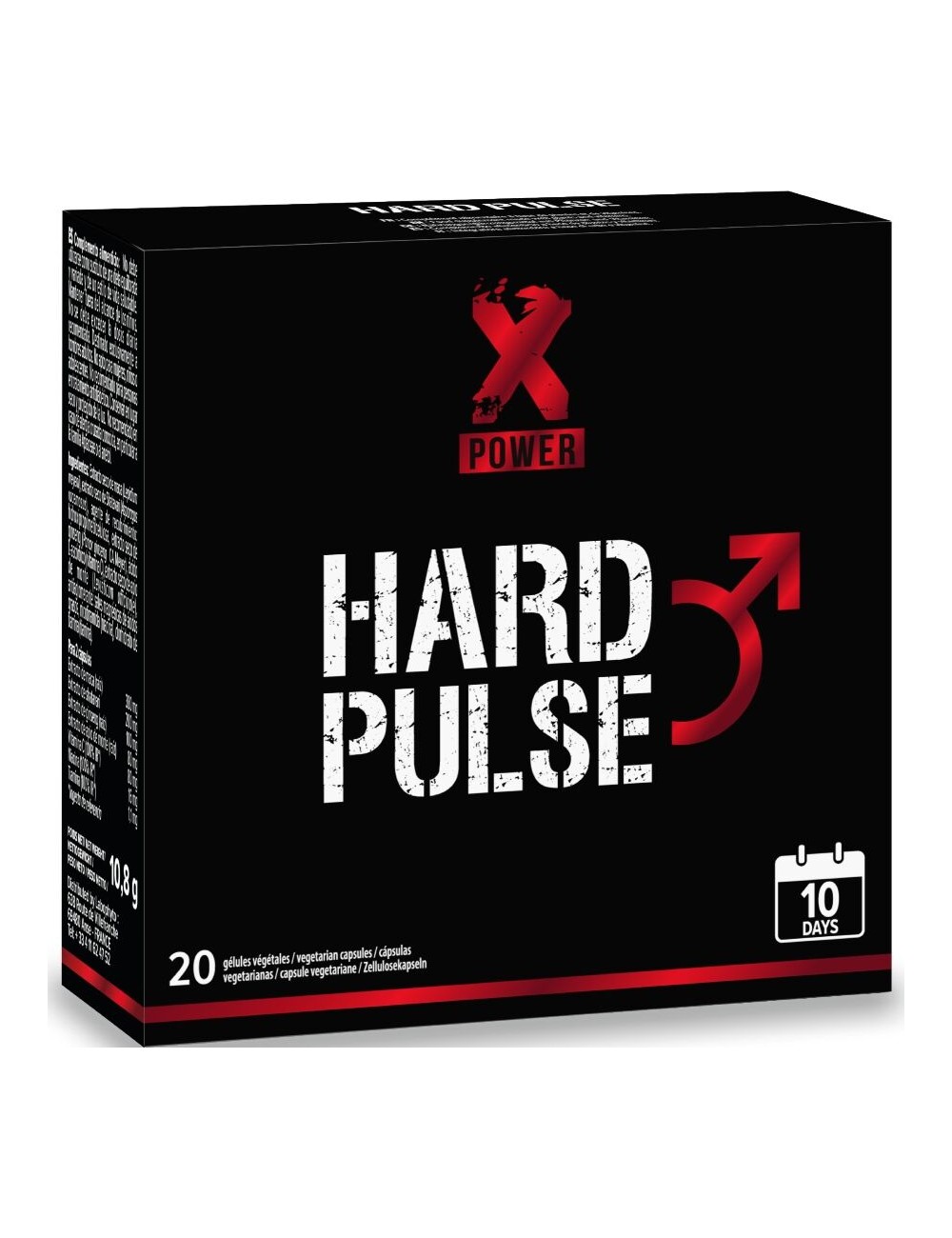 XPOWER - TRAITEMENT EXPRESS À FORCE PULSE 10 JOURS ÉRECTION ET ENDURANCE 20 CAPSULES