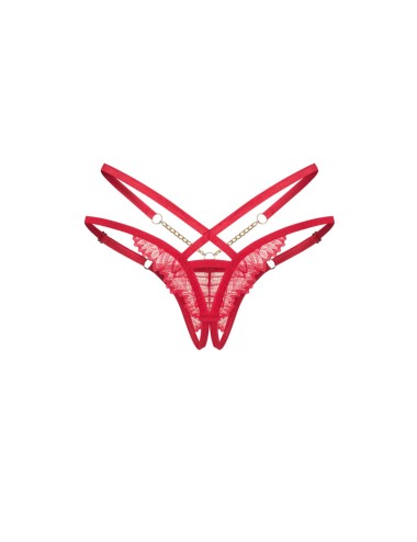 Matildea string ouvert Rouge