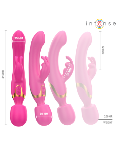 INTENSE - WINONA DOUBLE VIBRATEUR LAPIN & BAGUETTE