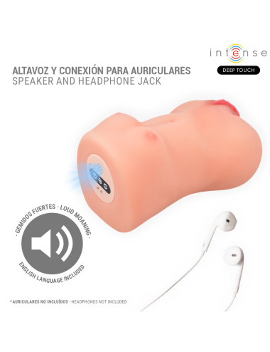 INTENSE DEEP TOUCH - VIBRATEUR ET MASTURBATEUR À SUCCION CATHERINE AVEC VOIX