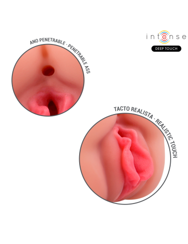 INTENSE DEEP TOUCH - MASTURBATEUR À DOUBLE BOUCHE ET VAGIN RILEY