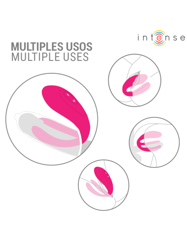 INTENSE - JULIA DOUBLE VIBRATEUR À PINCE STIMULATEUR AVEC TÉLÉCOMMANDE