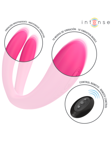 INTENSE - JULIA DOUBLE VIBRATEUR À PINCE STIMULATEUR AVEC TÉLÉCOMMANDE