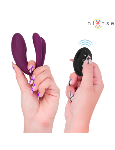 INTENSE - STIMULATEUR DE TAPOTAGE ET DE VIBRATION SANDRA AVEC TÉLÉCOMMANDE