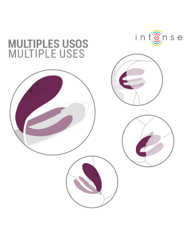 INTENSE - STIMULATEUR DE TAPOTAGE ET DE VIBRATION SANDRA AVEC TÉLÉCOMMANDE