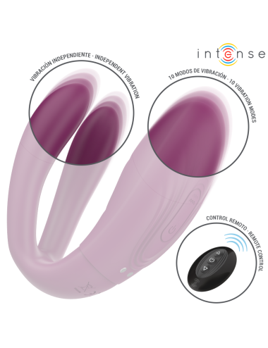 INTENSE - STIMULATEUR DE TAPOTAGE ET DE VIBRATION SANDRA AVEC TÉLÉCOMMANDE