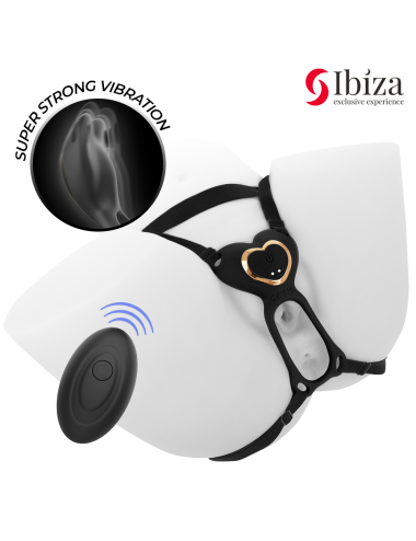 IBIZA - VIBRATEUR COUPLE EN FORME DE CŒUR AVEC TÉLÉCOMMANDE