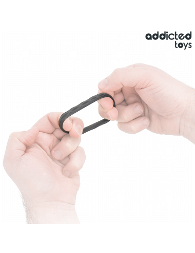 ADDICTED TOYS - ENSEMBLE D'ANNEAUX PÉNIS TEXTURÉS, 4 TAILLES