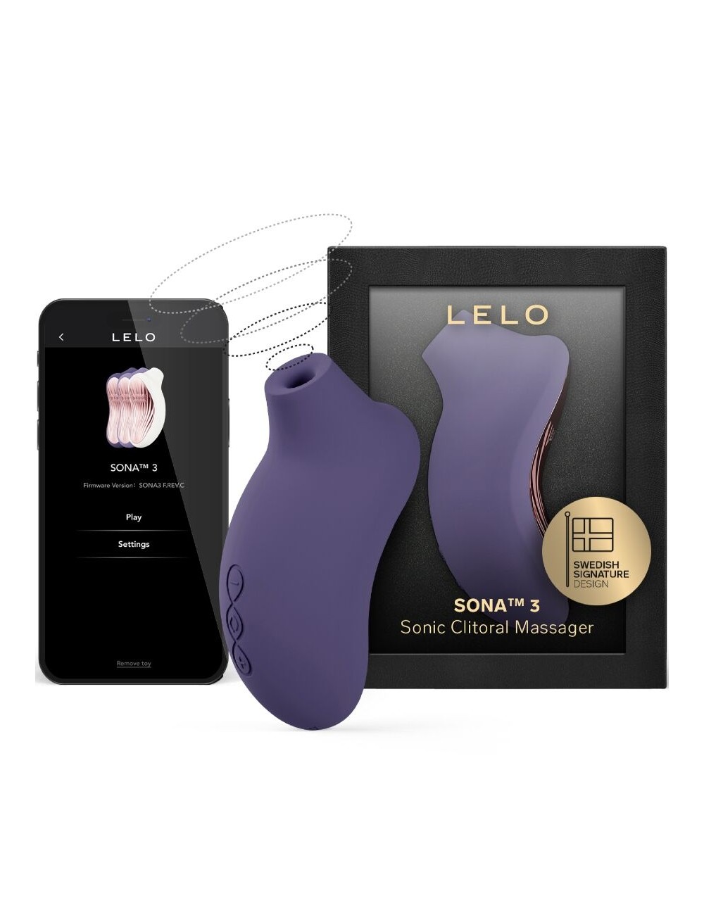 LELO - SONA 3 MASSEUR CLITORIAL SONIQUE CYBER VIOLET