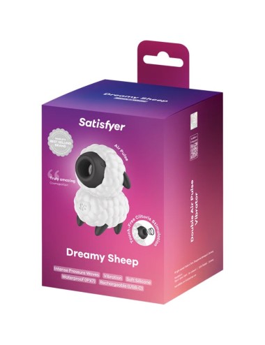 SATISFYER - VIBRATEUR MOUTON DE RÊVE ET STIMULATEUR À IMPULSIONS D'AIR