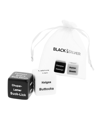 BLACK&SILVER - DÉS POUR COUPLES ES/EN