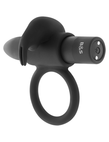 BLACK&SILVER - BURTON RING 10 MODES DE VIBRATION NOIR