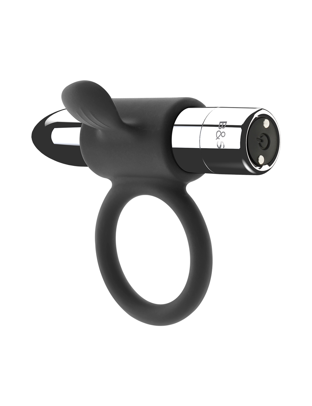 BLACK&SILVER - BAGUE RECHARGEABLE CAMERON ARGENT