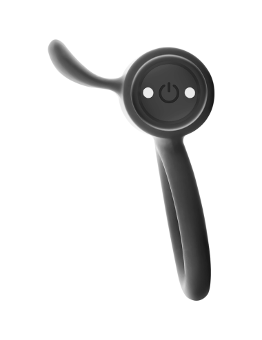 BLACK&SILVER - BAGUE RECHARGEABLE CAMERON NOIR