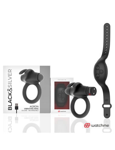 BLACK&SILVER - AGRON TÉLÉCOMMANDE COCKRING WATCHME