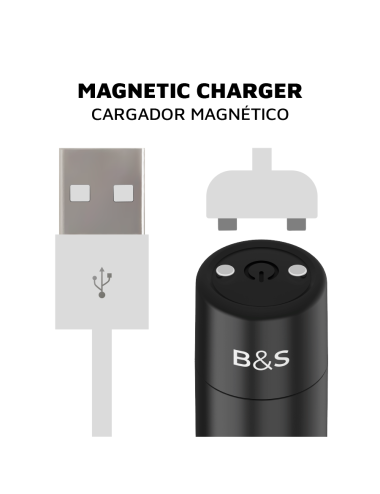 BLACK&SILVER - BALLE MAGNÉTIQUE VIBRANTE NOIRE KERNEX 2