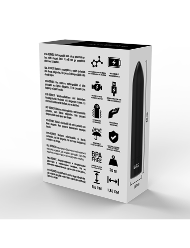 BLACK&SILVER - BALLE MAGNÉTIQUE VIBRANTE NOIRE KERNEX 2