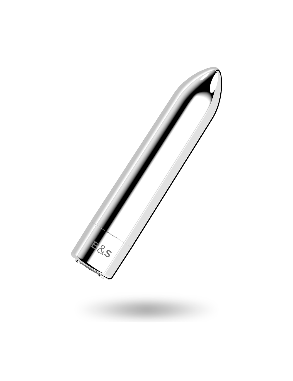 BLACK&SILVER - BALLE MAGNÉTIQUE VIBRANTE KAILAN 2 ARGENT