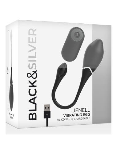 BLACK&SILVER - UF VIBRANT RECHARGEABLE JENELL