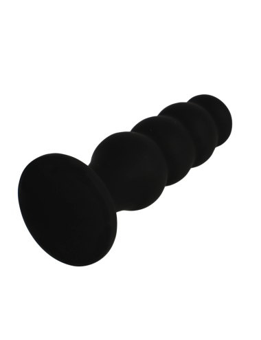 BLACK&SILVER - PLUG ANAL EN SILICONE SCOTT PREMIUM NOIR