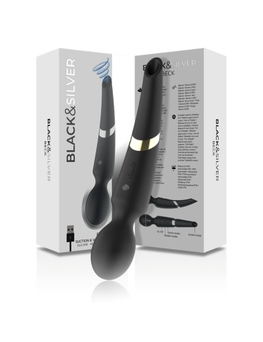 BLACK&SILVER - BAGUETTE ET VENTOUSE BECK 2 EN 1 SILICONE