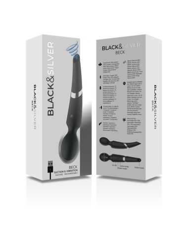 BLACK&SILVER - BAGUETTE ET VENTOUSE BECK 2 EN 1 SILICONE