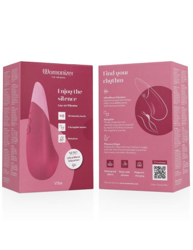 WOMANIZER - VIBRATEUR SILENCIEUX VIBE LAY-ON ROSE FOYER